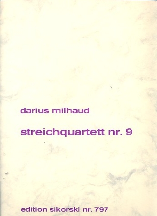 Streichquartett Nr.9 op.140 Stimmen