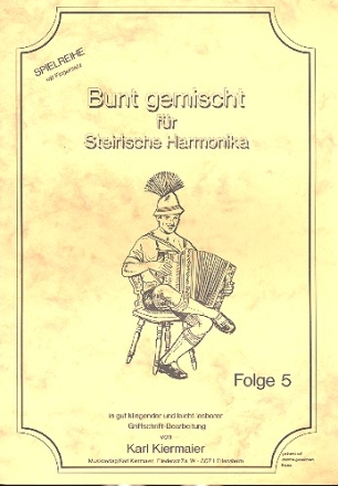 Bunt gemischt Band 5 fr steirische Harmonika in Griffschrfift