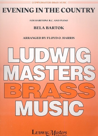 Evening in the Country for baritone in bass clef and piano