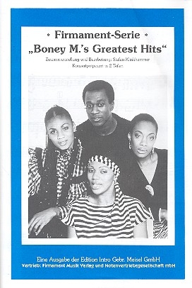 Boney M.'s Greatest Hits fr Salonorchester Piano-Direktion und Stimmen