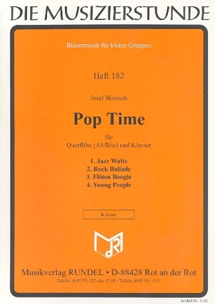 Pop Time fr Flte (Altflte) und Klavier
