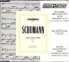 Dichterliebe op.48 fr Gesang (hoch/mittel) und Klavier Playback-CD