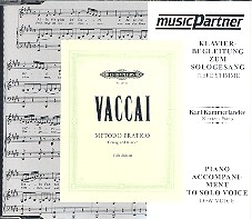 Metodo pratico di canto italiano CD mit der Begleitung zur tiefen Gesangsstimme Mitsing-CD