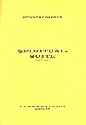 Spiritual-Suite fr Orgel