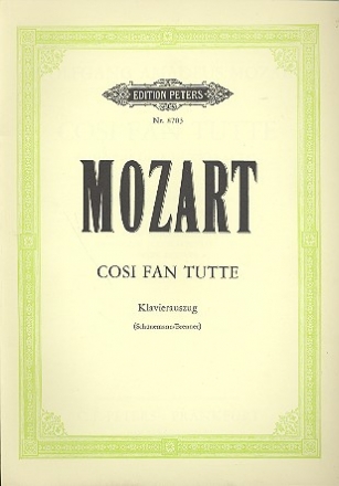 Cosi fan tutte  Klavierauszug (it/dt)