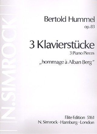3 Klavierstcke op.83 fr Klavier