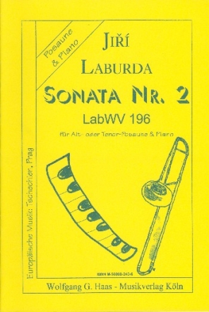 Sonata Nr.2 LabWV196 fr Alt-(Tenor-)posaune und Klavier
