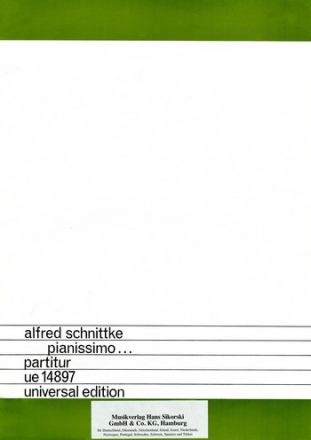 Pianissimo fr Orchester Partitur