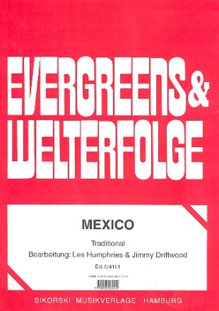 Mexico: Einzelausgabe Gesang und Klavier