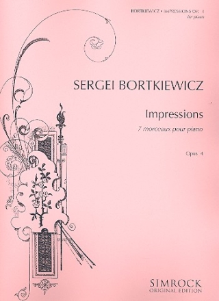 Impressions op.4 7 morceaux Pour piano