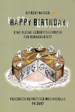 Happy Birthday fr Hrner Partitur und Stimmen