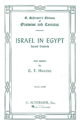 Israel in Egypt  vocal score (en)