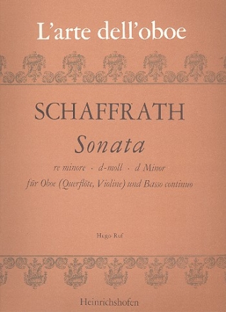 Sonate d-Moll  fr Oboe (Flte, Violine) und Bc