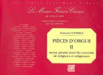 Pices d'orgue vol.2 Messe  Faksimile