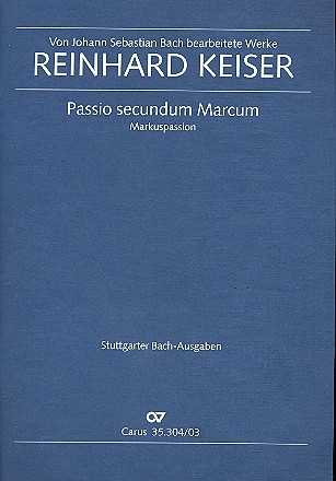 Markuspassion fr Soli (SATTBB), Chor und Orchester Klavierauszug (dt/en)