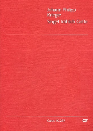 Singet frhlich Gotte fr Alt, Trompete (Violine) und Bc Partitur