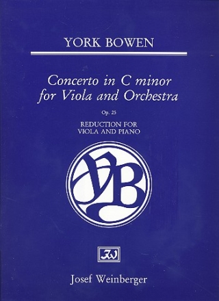 Concerto c minor op.25  for viola and orchestra for viola and piano