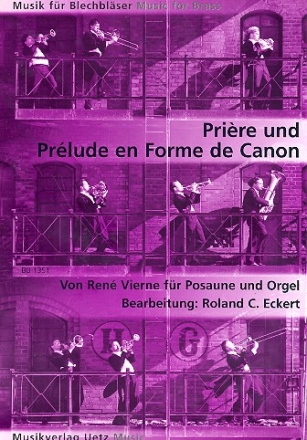 Prire und Prlude en forme de canon fr Posaune und Orgel