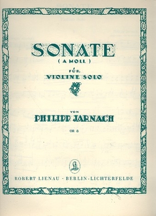 Sonate a-Moll op.8 fr Violine