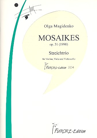 Mosaikes op.31 fr Streichtrio Partitur (1990)