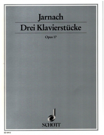 Drei Klavierstcke op. 17 fr Klavier