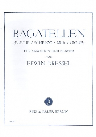 Bagatellen  fr Saxophon und Klavier