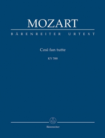 Cos fan tutte KV588  Studienpartitur