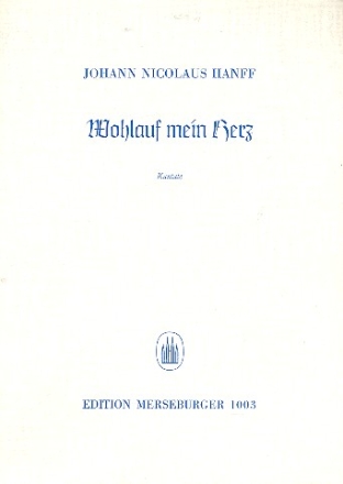 Wohlauf mein Herz  fr Alt, Tenor, 2 Violinen, Fagott (Violoncello) und Bc Partitur