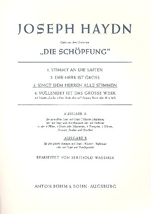 Singt dem Herren alle Stimmen- Ausgabe B  fr 3 gleiche Stimmen und Orgel (Klavier) Partitur