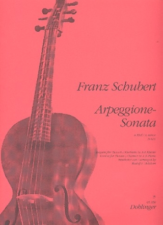 Sonate a-Moll D821 fr Bassklarinette in A und Klavier