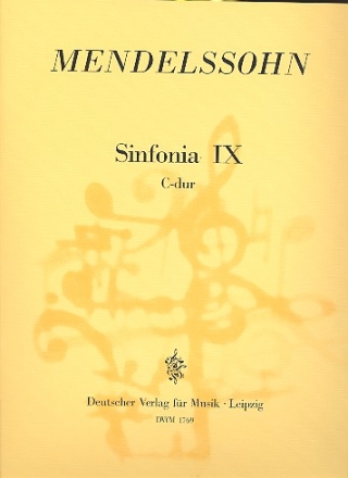 Sinfonia C-Dur Nr.9 fr Streichorchester Partitur