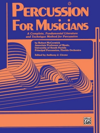 Percussion for Musicians complete technique method for percussion