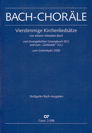 Bach-Chorle  Vierstimmige Kirchenliedstze zum EG und  zum Gotteslob