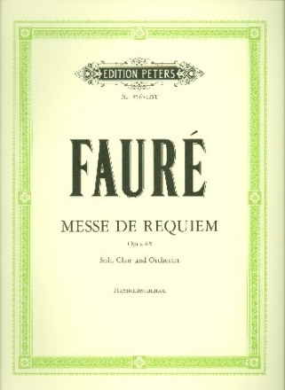 Requiem op.48 fr Soli (S, Bar), Chor und Orchester Harmonie