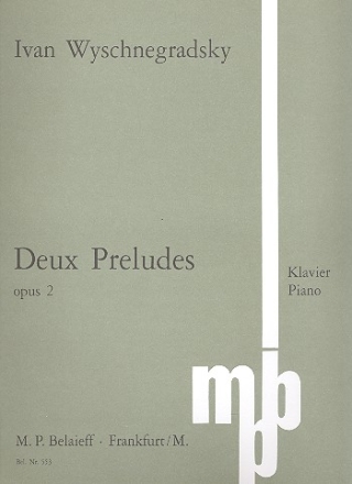 2 Preludes op.553 fr Klavier