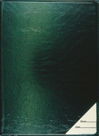 Notenmappe berformat schwarz 24 x 32, 5 cm hoch, 1 cm Rcken
