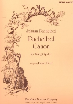 Canon for string quartet score+parts
