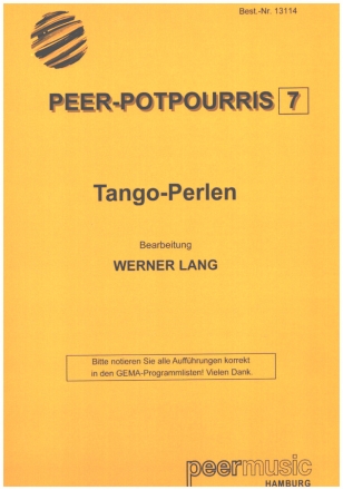 Tango-Perlen: fr Salonorchester