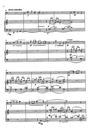 Prozession fr Kontrabass (Violoncello) und Orgel