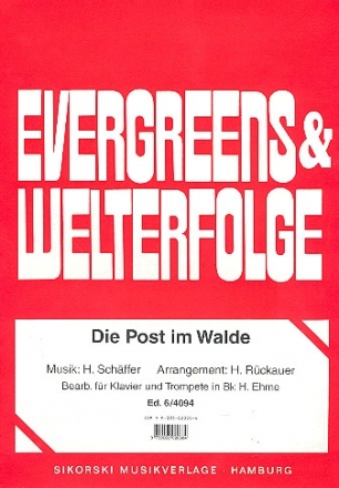 Die Post im Walde fr Trompete und Klavier