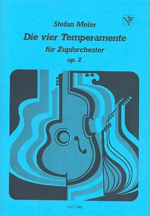 Die vier Temperamente op.2 fr Zupforchester Partitur