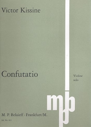 Confutatio (1977) fr Violine solo