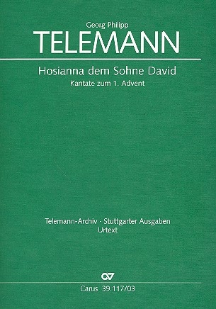 Hosianna dem Sohne David fr Soli (SS(A)B), Chor und Orchester Klavierauszug