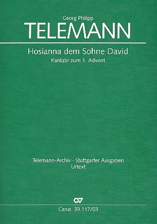 Hosianna dem Sohne David  fr Soli (SS(A)B), Chor und Orchester Klavierauszug