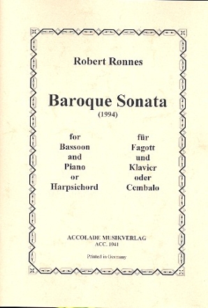 Baroque Sonata fr Fagott und Klavier (Cembalo)