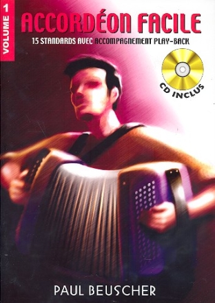 Accordeon facile vol.1 (+CD) 15 standards for accordeon