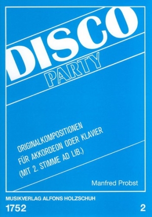 Disco-Party Band 2 fr Akkordeon (mit 2. Stimme)