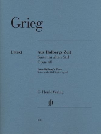 Aus Holbergs Zeit op.40 Suite im alten Stil fr Klavier