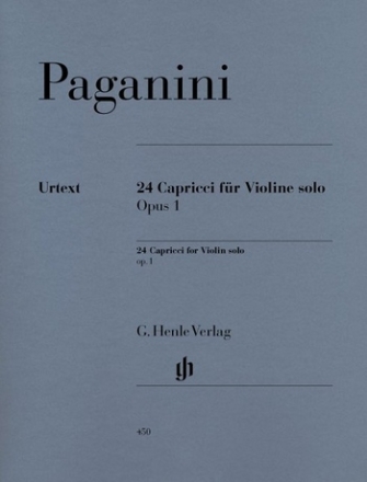 24 Capricci op.1 fr Violine solo