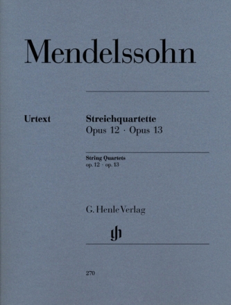 Streichquartette op.12 und op.13  Stimmen